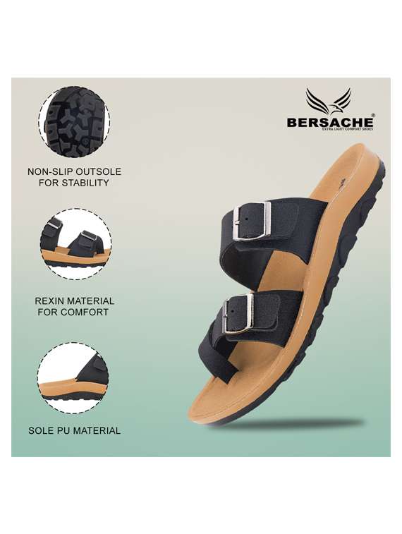 men solid toe seperator sandal - 22186307 -  Standard Image - 4