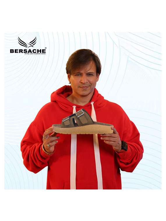 men solid toe seperator sandal - 22186309 -  Standard Image - 1