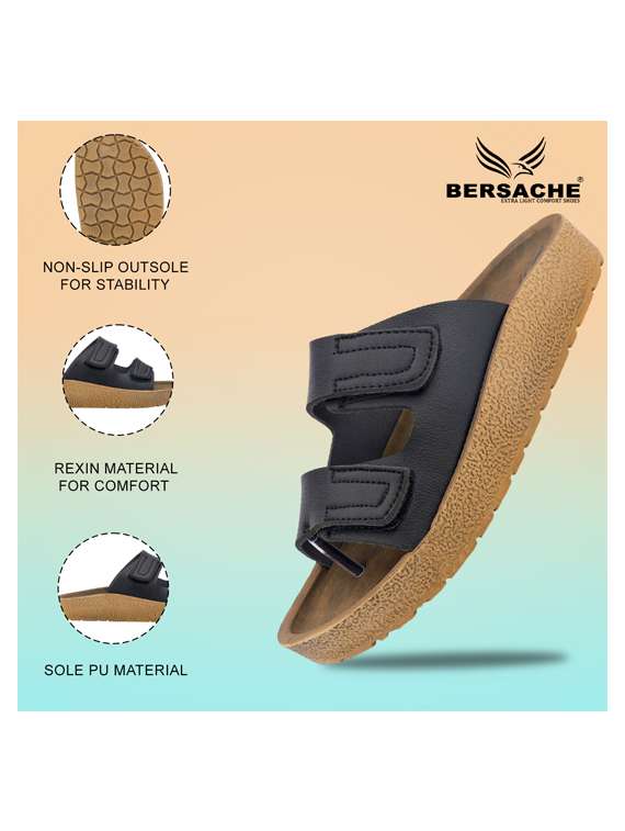 men solid toe seperator sandal - 22186311 -  Standard Image - 4