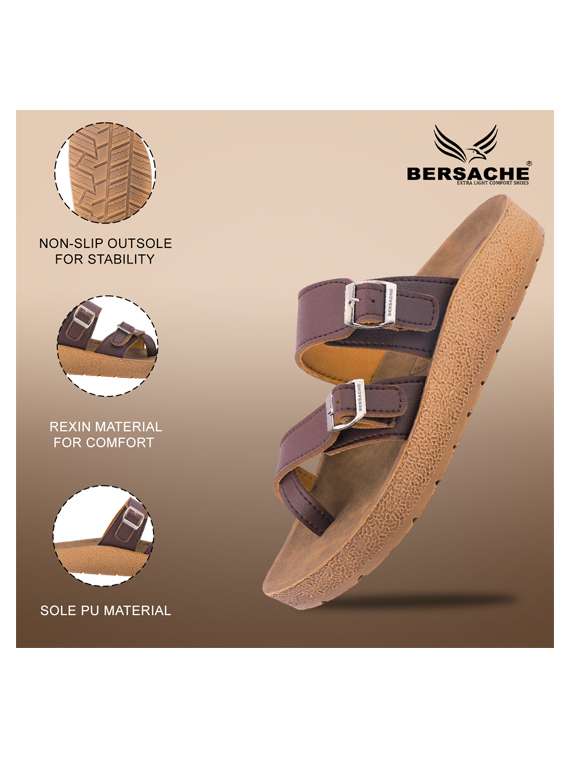 men solid toe seperator sandal - 22186313 -  Standard Image - 4