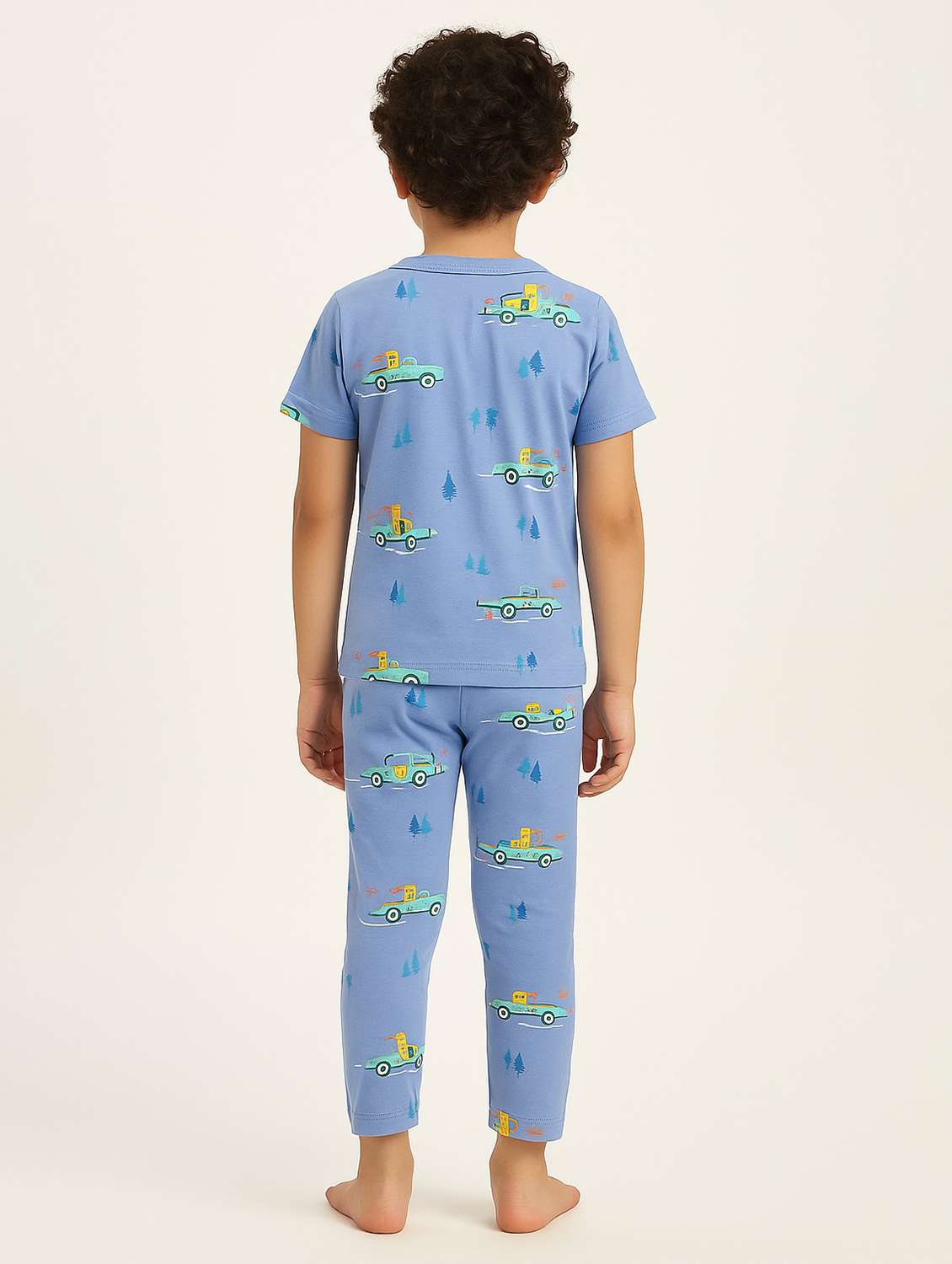 boys printed full length co-ord set - 22186330 -  Standard Image - 1