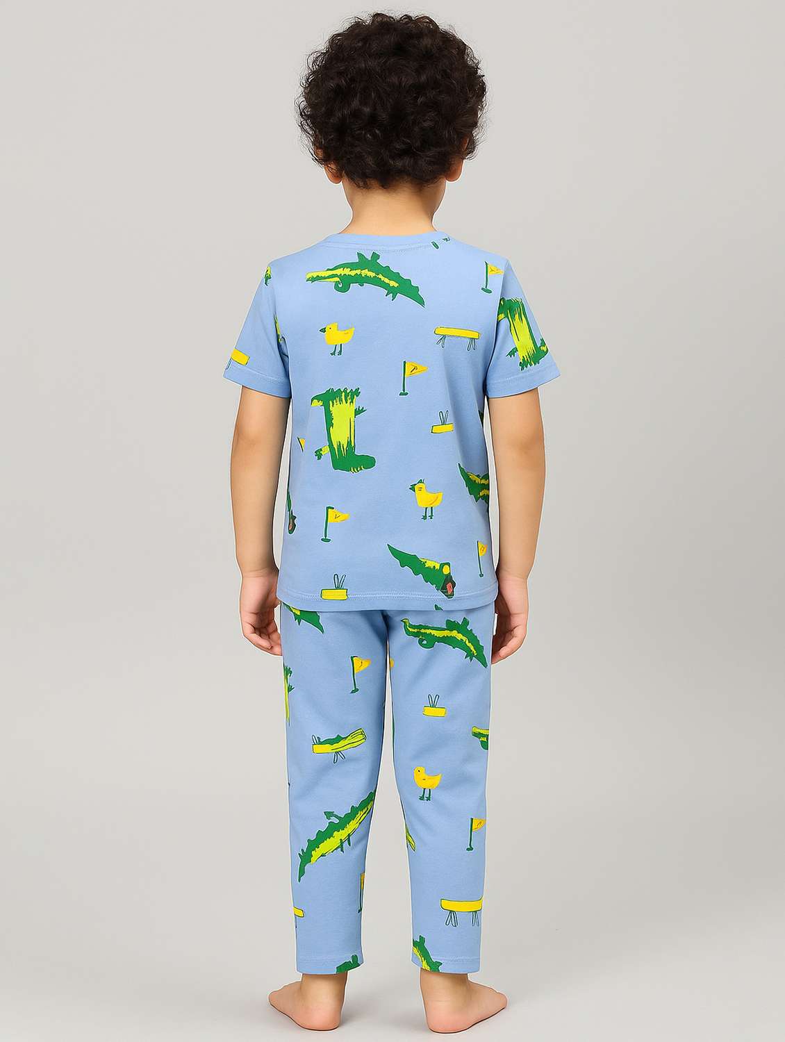 boys printed full length co-ord set - 22186331 -  Standard Image - 1