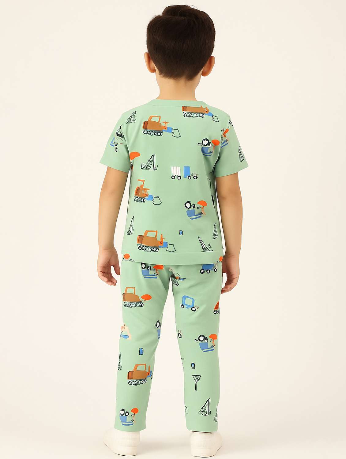 boys printed full length co-ord set - 22186335 -  Standard Image - 1