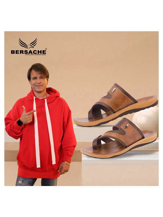 men color block toe seperator sandal - 22186448 -  Standard Image - 1