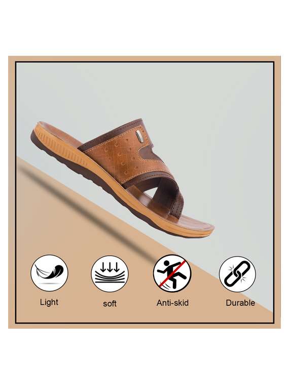 men color block toe seperator sandal - 22186448 -  Standard Image - 4