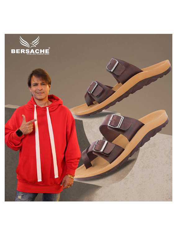 men solid toe seperator sandal - 22186450 -  Standard Image - 1