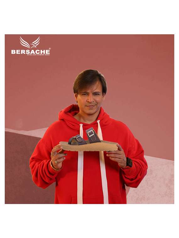 men solid toe seperator sandal - 22186457 -  Standard Image - 1