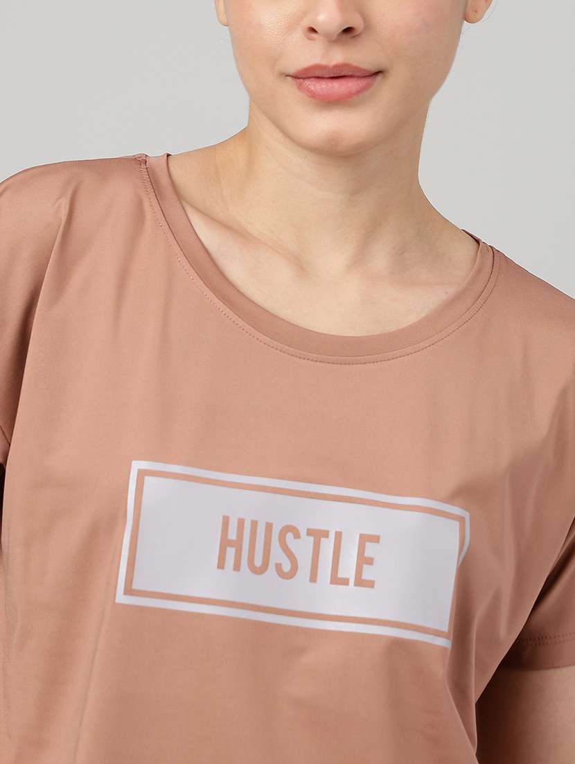 brown polyester regular tshirt - 22186884 -  Standard Image - 4