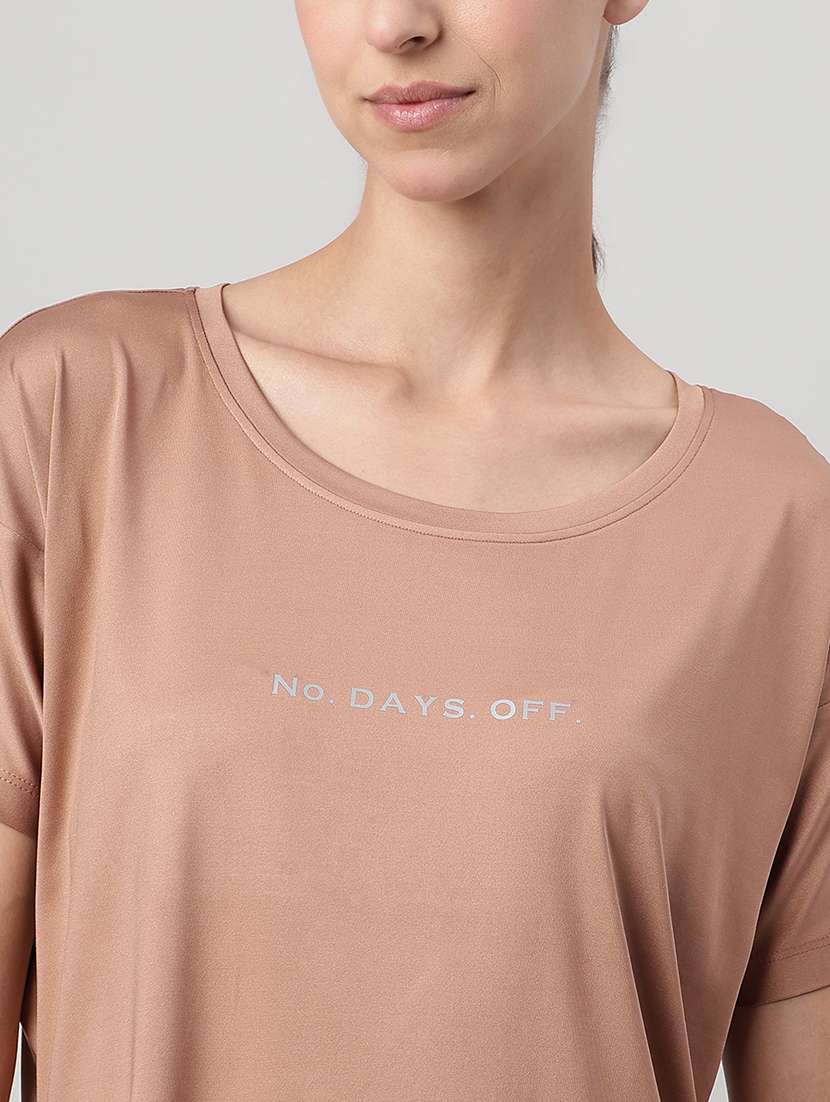 women printed round neck dri-fit t-shirt - 22186890 -  Standard Image - 4