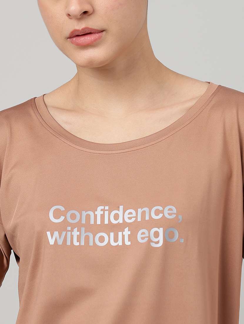 women printed round neck dri-fit t-shirt - 22186894 -  Standard Image - 4