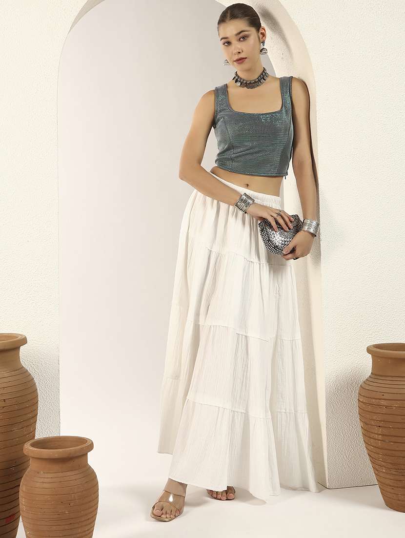 women solid sleeveless stitched blouse - 22186981 -  Standard Image - 4