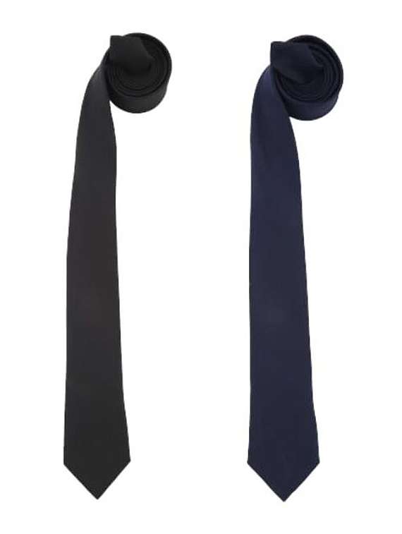 men pack of 2 silk blend solid tie - 22186989 -  Standard Image - 1