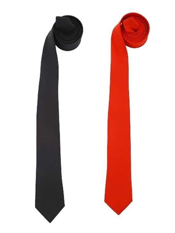 men pack of 2 silk blend solid tie - 22186993 -  Standard Image - 1