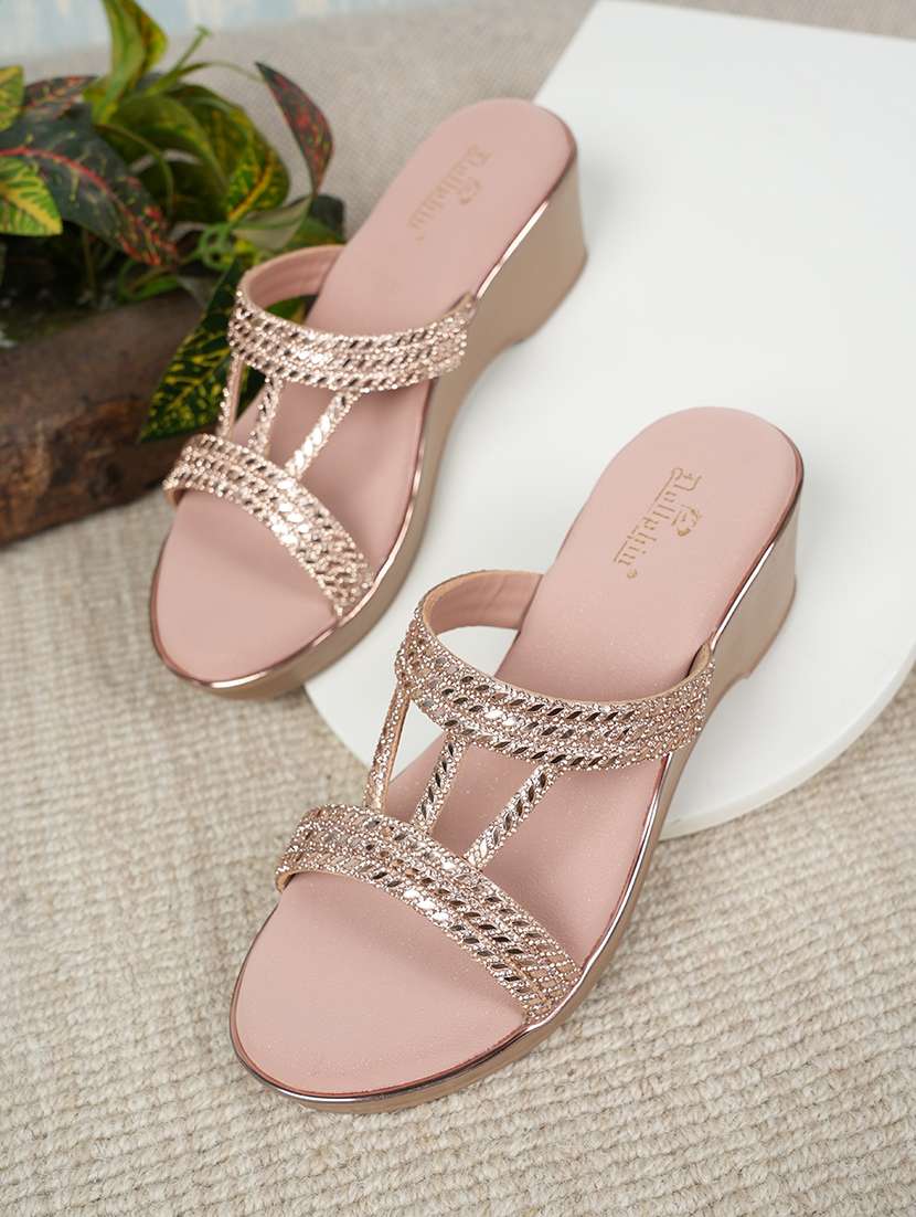 women slip on wedge