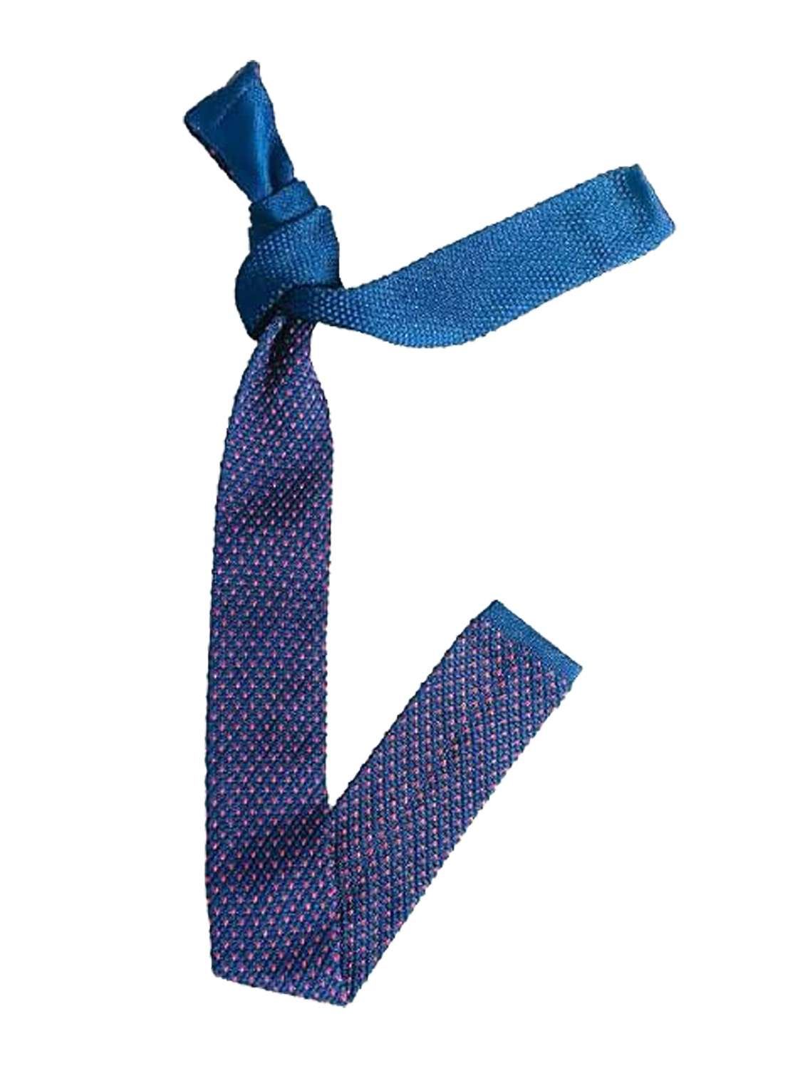 men polyester self design tie - 22187035 -  Standard Image - 1