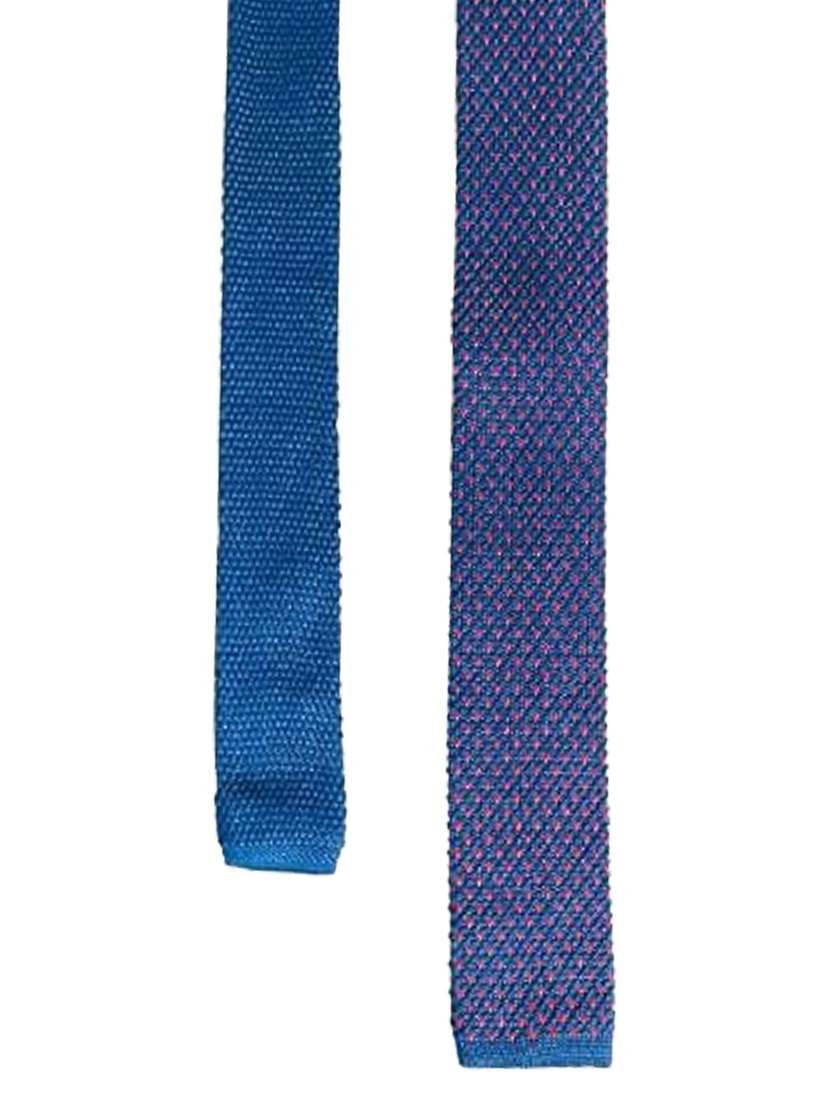 men polyester self design tie - 22187035 -  Standard Image - 4