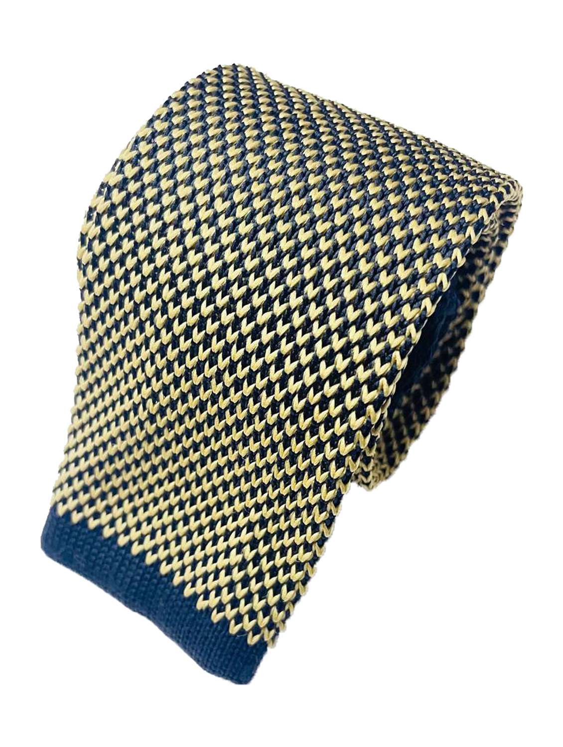 men polyester self design tie