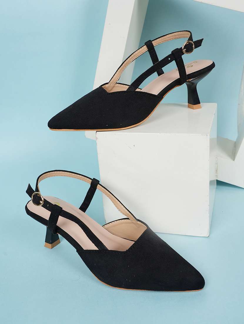 women black slip on sandal