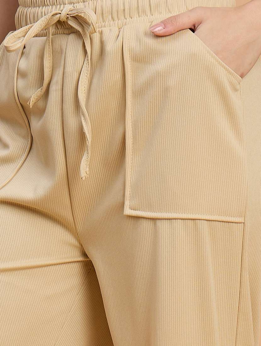 women pack of 2 solid high rise track pant - 22187134 -  Standard Image - 6