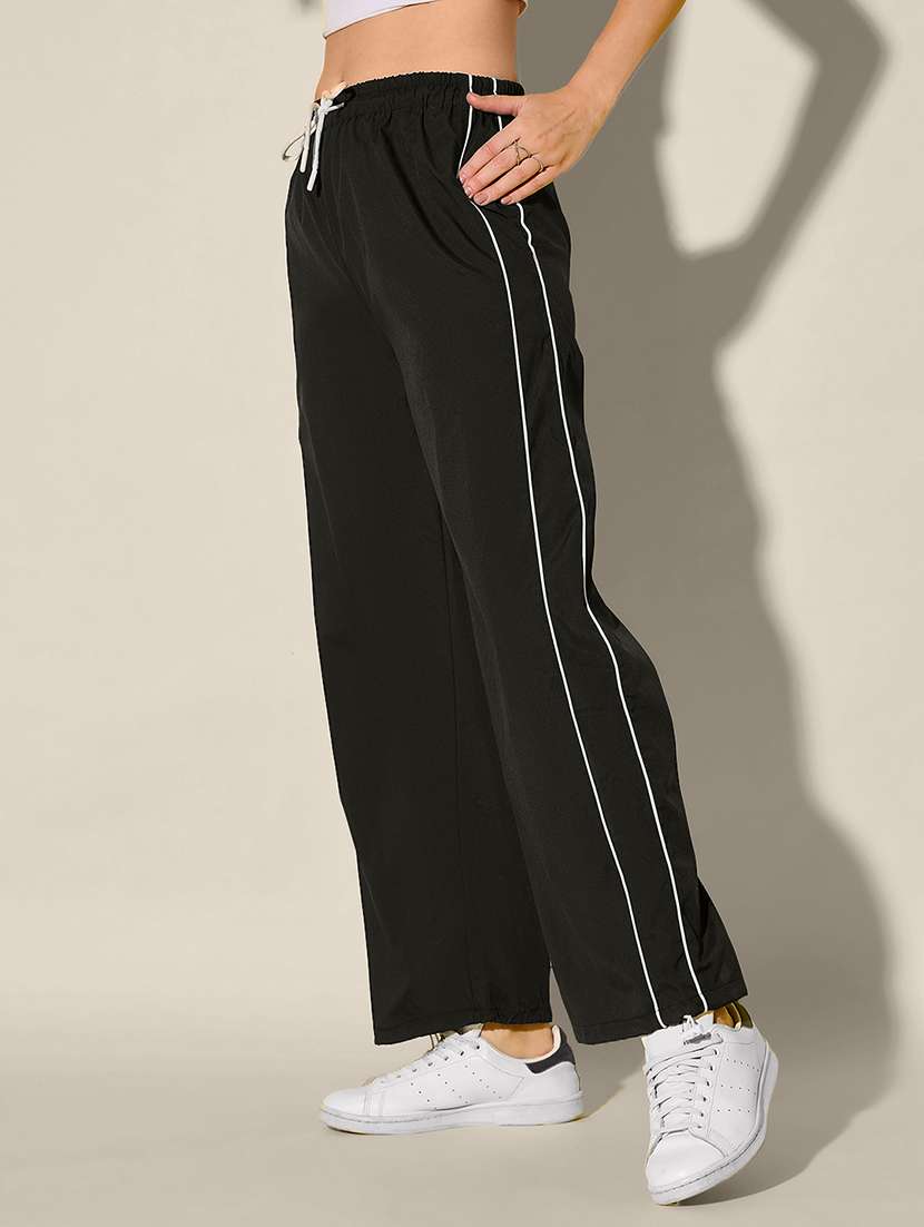 women pack of 2 solid relaxed fit track pant - 22187166 -  Standard Image - 1