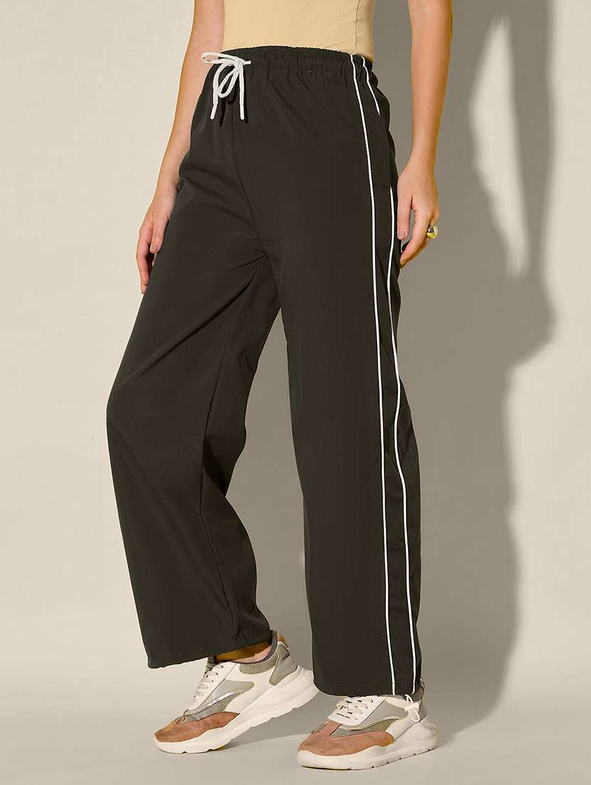 women pack of 2 solid relaxed fit track pant - 22187171 -  Standard Image - 1