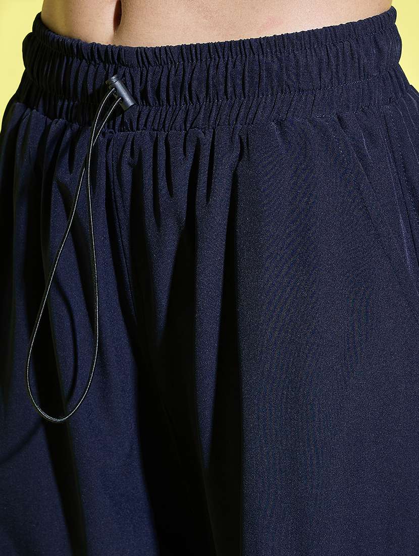 women pack of 2 solid high rise cargo - 22187200 -  Standard Image - 6