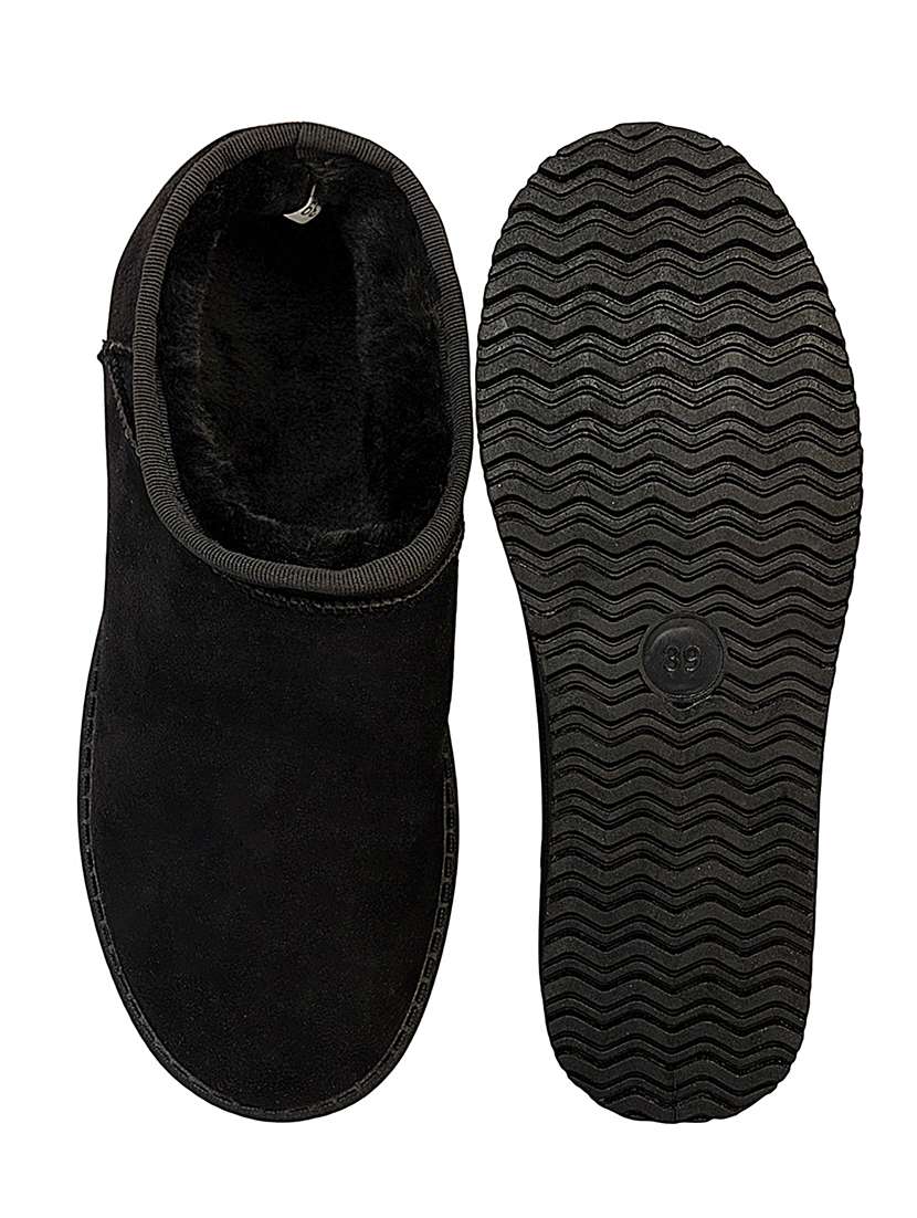 women solid slip on ankle boots - 22187258 -  Standard Image - 4