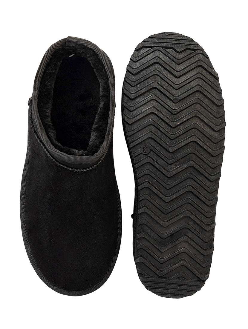 women solid slip on ankle boots - 22187261 -  Standard Image - 4