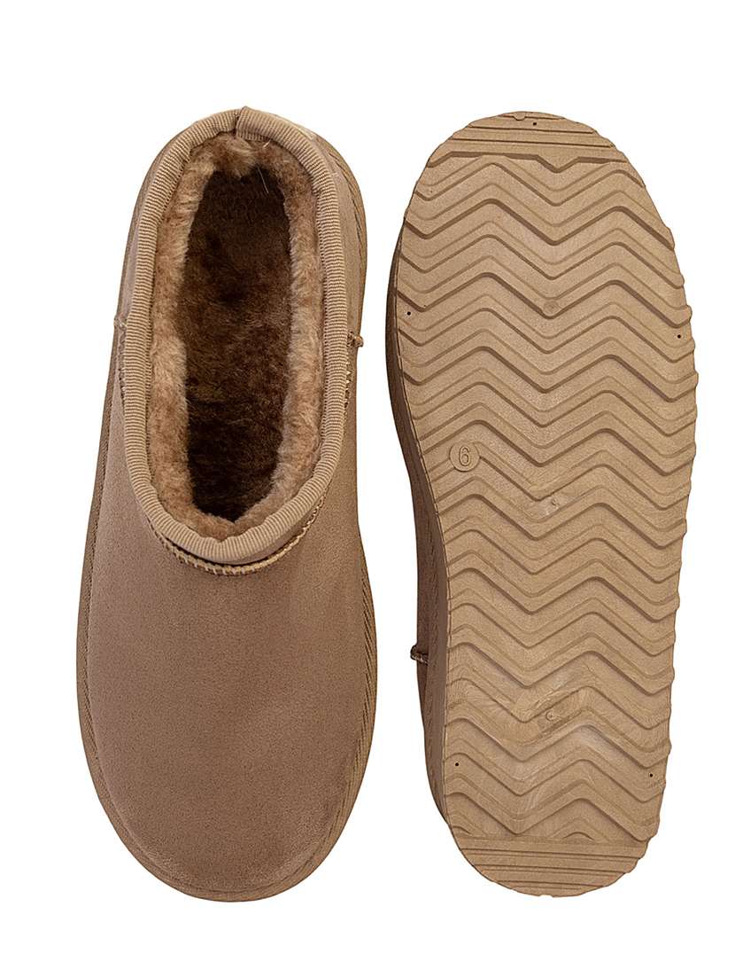 women solid slip on ankle boots - 22187263 -  Standard Image - 4