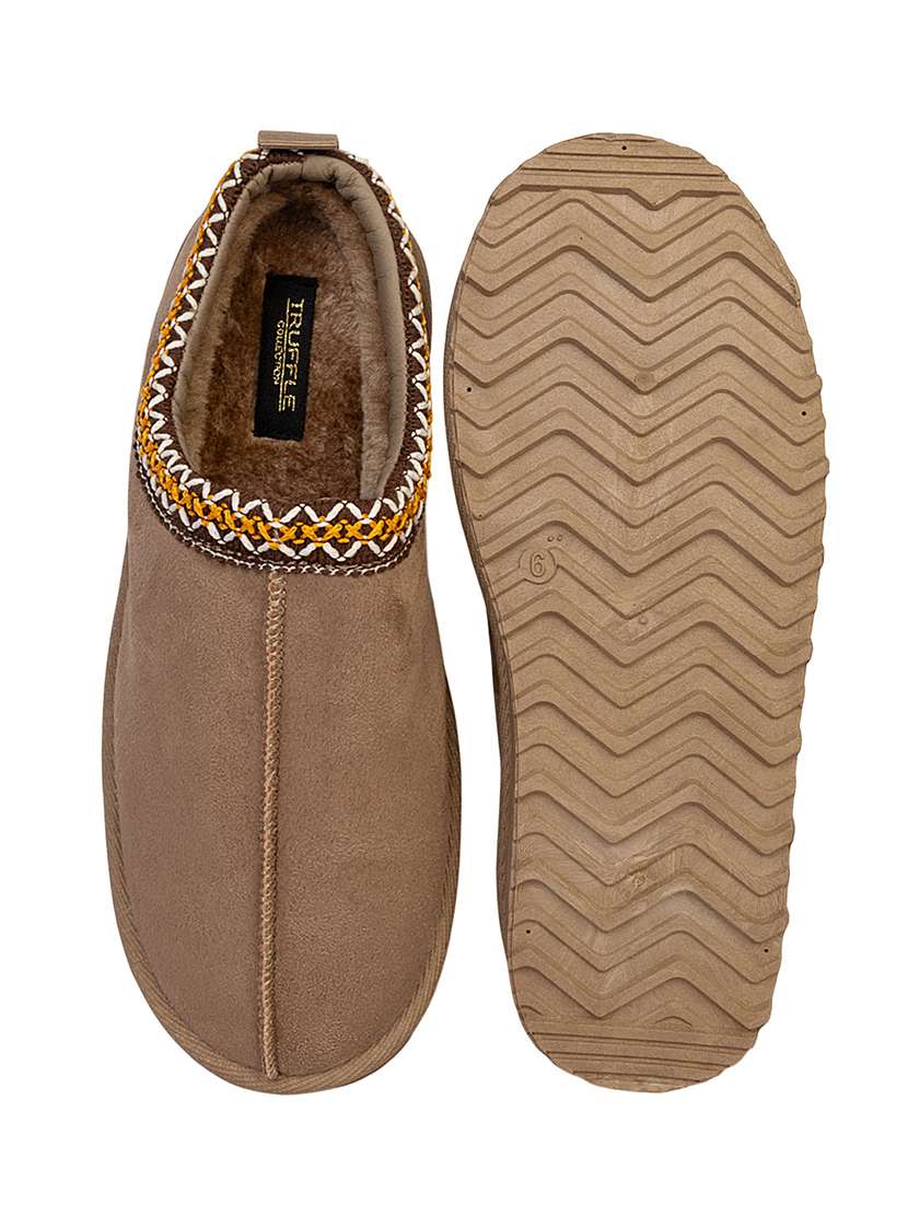 women solid slip on low ankle boots - 22187267 -  Standard Image - 4