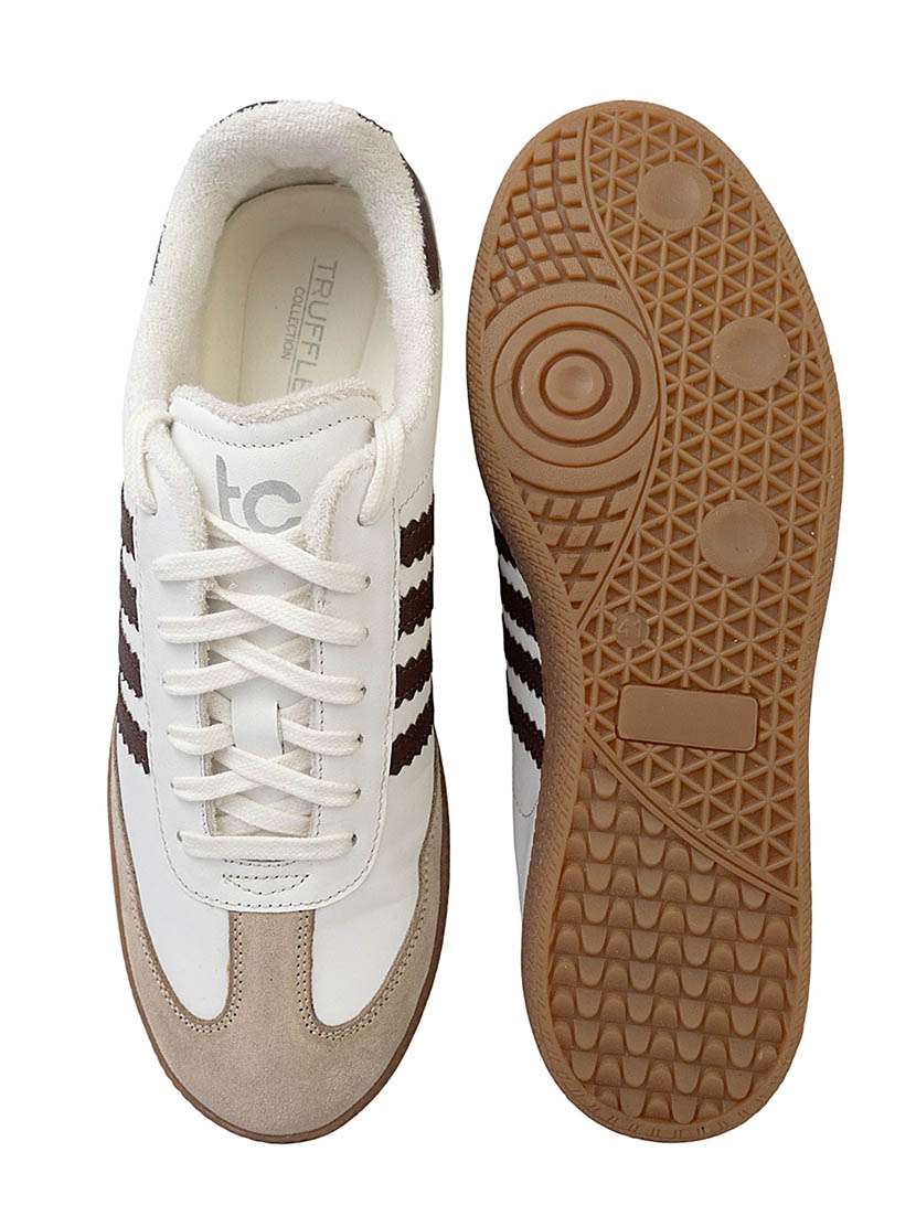 men striped lace up sneaker - 22187280 -  Standard Image - 4