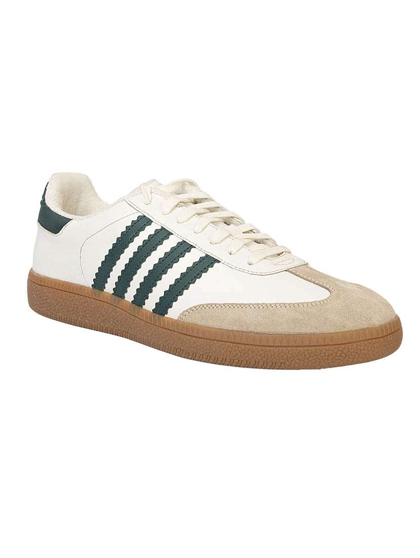 men striped lace up sneaker - 22187281 -  Standard Image - 1
