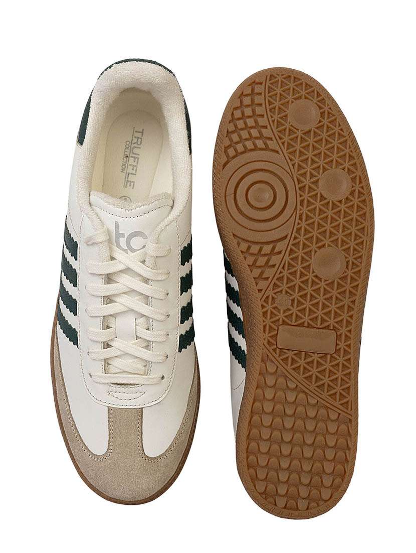 men striped lace up sneaker - 22187281 -  Standard Image - 4