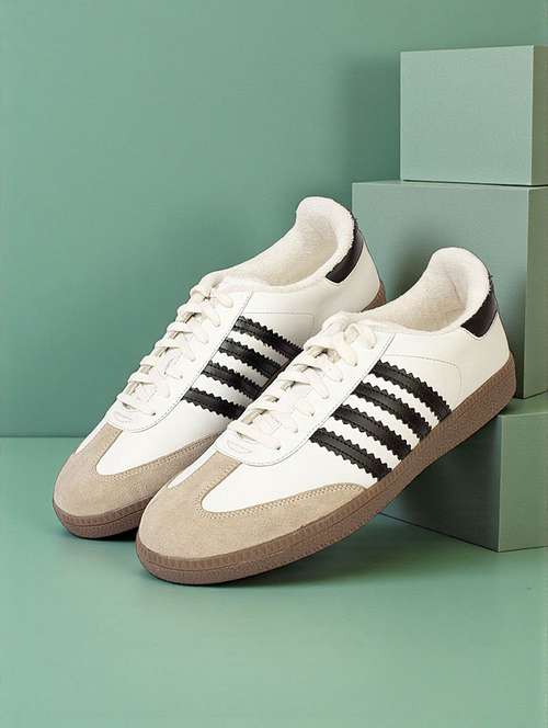 men striped lace up sneaker - 22187283 -  Standard Image - 0