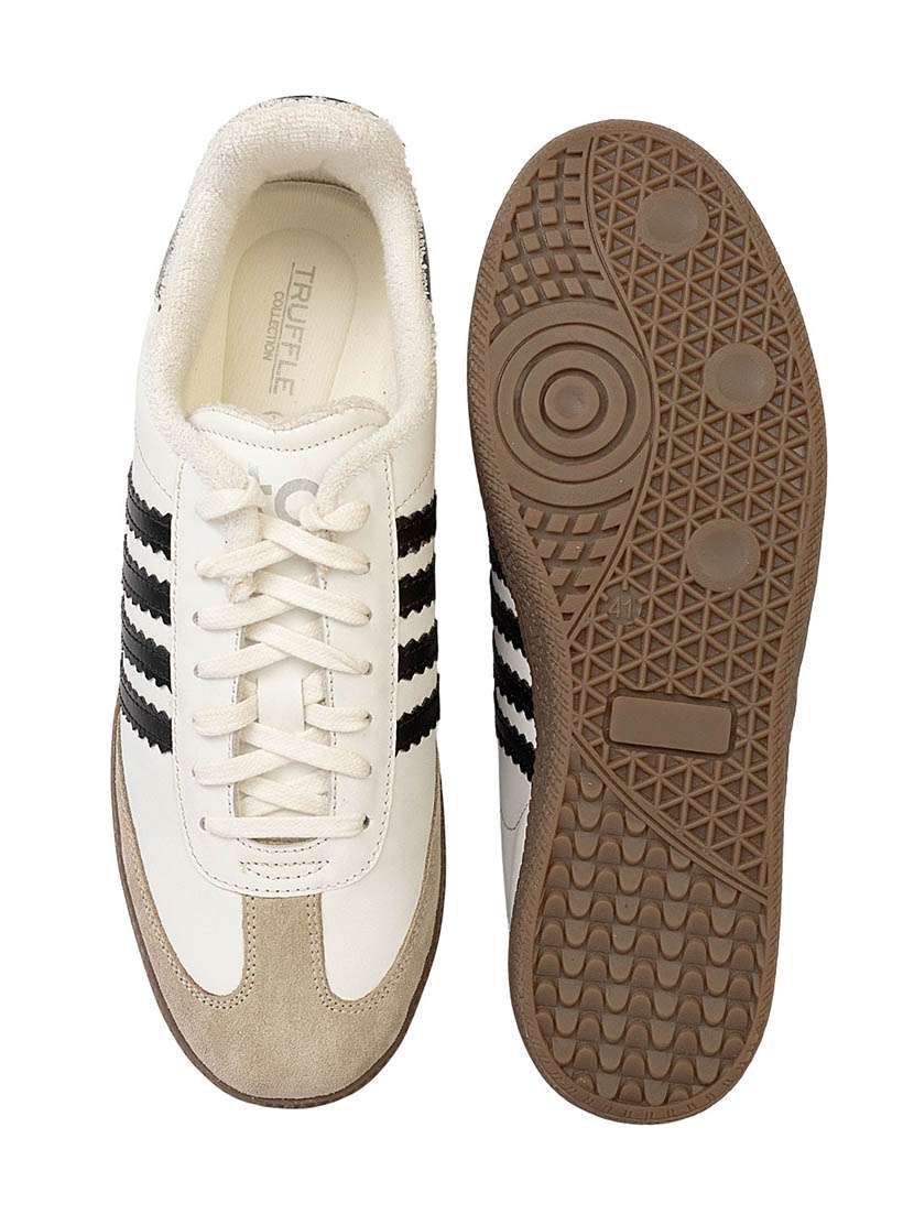 men striped lace up sneaker - 22187283 -  Standard Image - 4