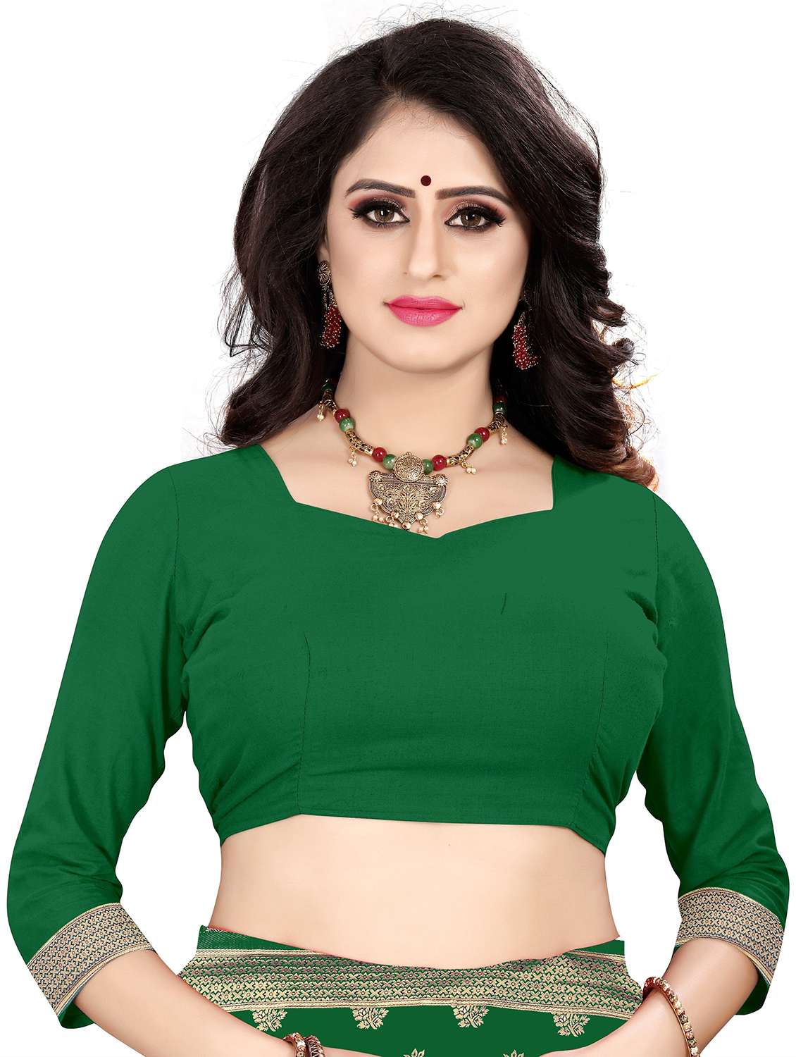 women self design kanjivaram saree with blouse - 22187595 -  Standard Image - 4