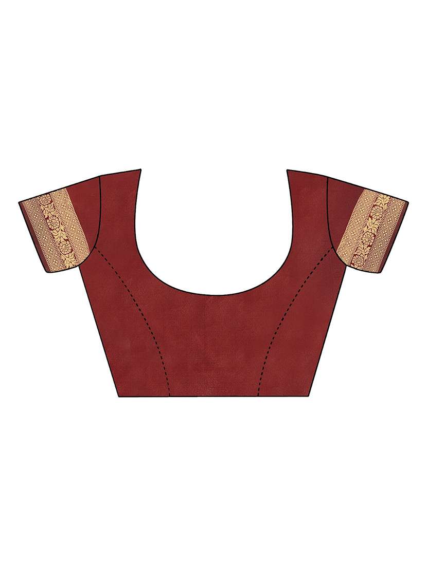 women self design kanjivaram saree with blouse - 22187629 -  Standard Image - 4