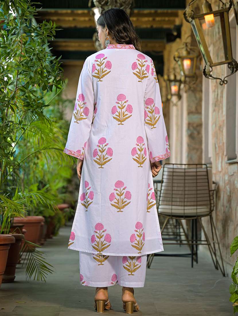 women floral long sleeve kurta pant with dupatta set - 22187660 -  Standard Image - 4