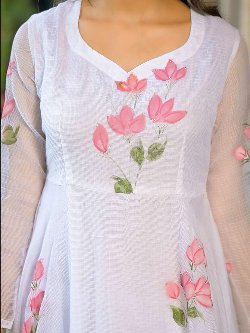 women floral long sleeve kurta pant with dupatta set - 22187661 -  Standard Image - 6