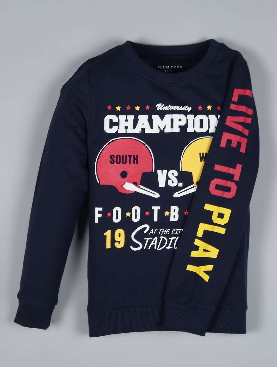 boys printed long sleeve sweatshirt - 22187689 -  Standard Image - 1