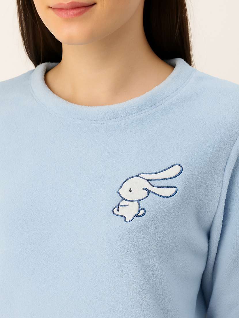 women printed nightwear pyjama set - 22187713 -  Standard Image - 4