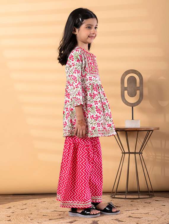 pink cotton suit set - 22187752 -  Standard Image - 1