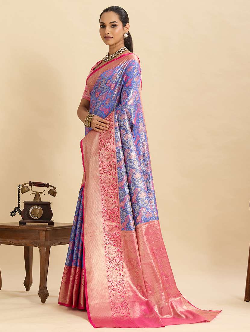 women self design banarasi saree with blouse - 22187788 -  Standard Image - 1