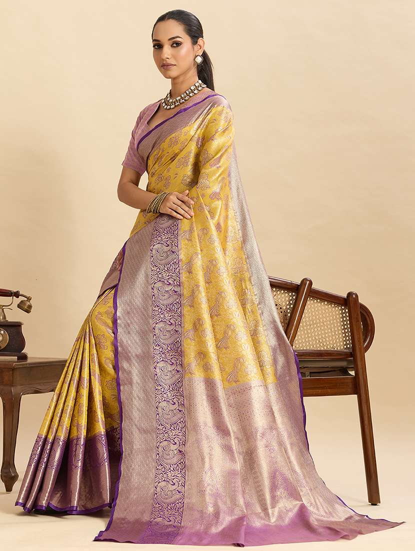 women self design banarasi saree with blouse - 22187791 -  Standard Image - 1