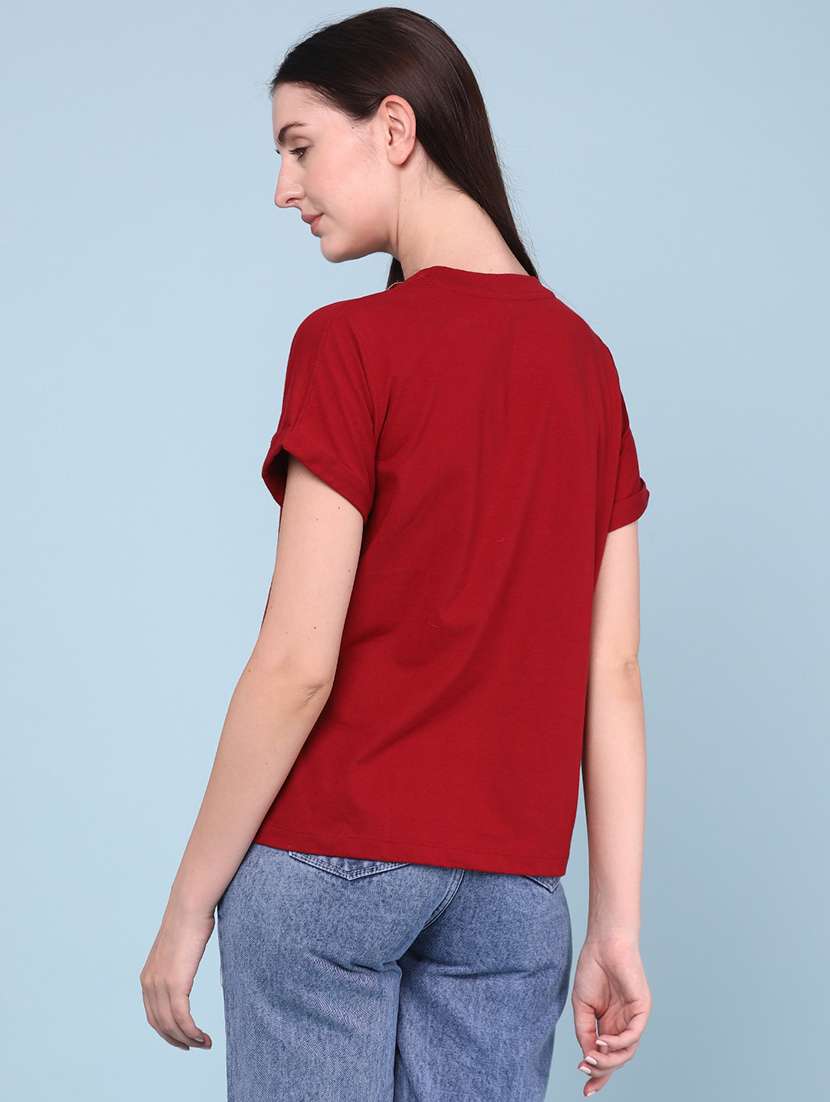 women embroidered short sleeves regular fit t-shirt - 22217121 -  Standard Image - 4