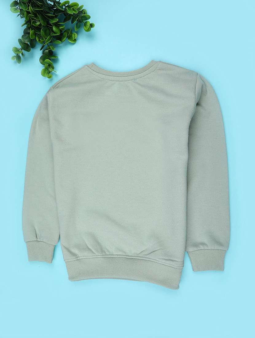 girls typographic long sleeve sweatshirt - 22217162 -  Standard Image - 1