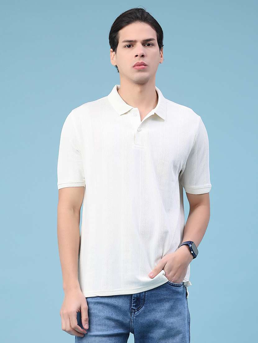 men self design short sleeve regular fit polo t-shirt - 22217305 -  Standard Image - 1