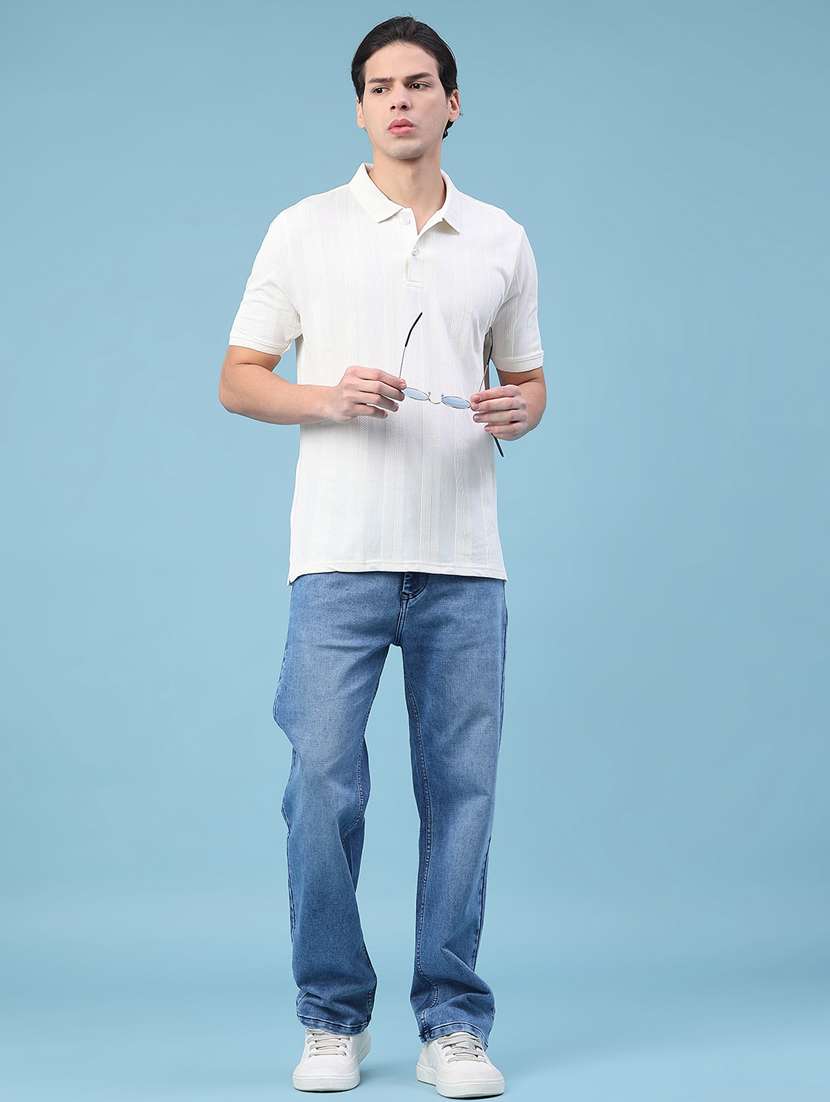 men self design short sleeve regular fit polo t-shirt - 22217305 -  Standard Image - 4