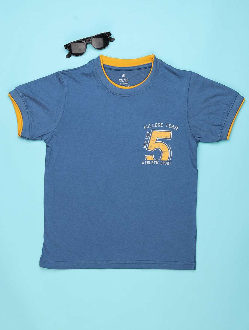Boys Printed Short Sleeve T-shirt - 22217310 -  Standard Image - 1