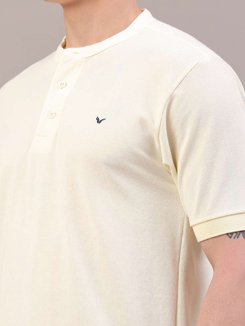 men solid short sleeve regular fit t-shirt - 22217341 -  Standard Image - 4